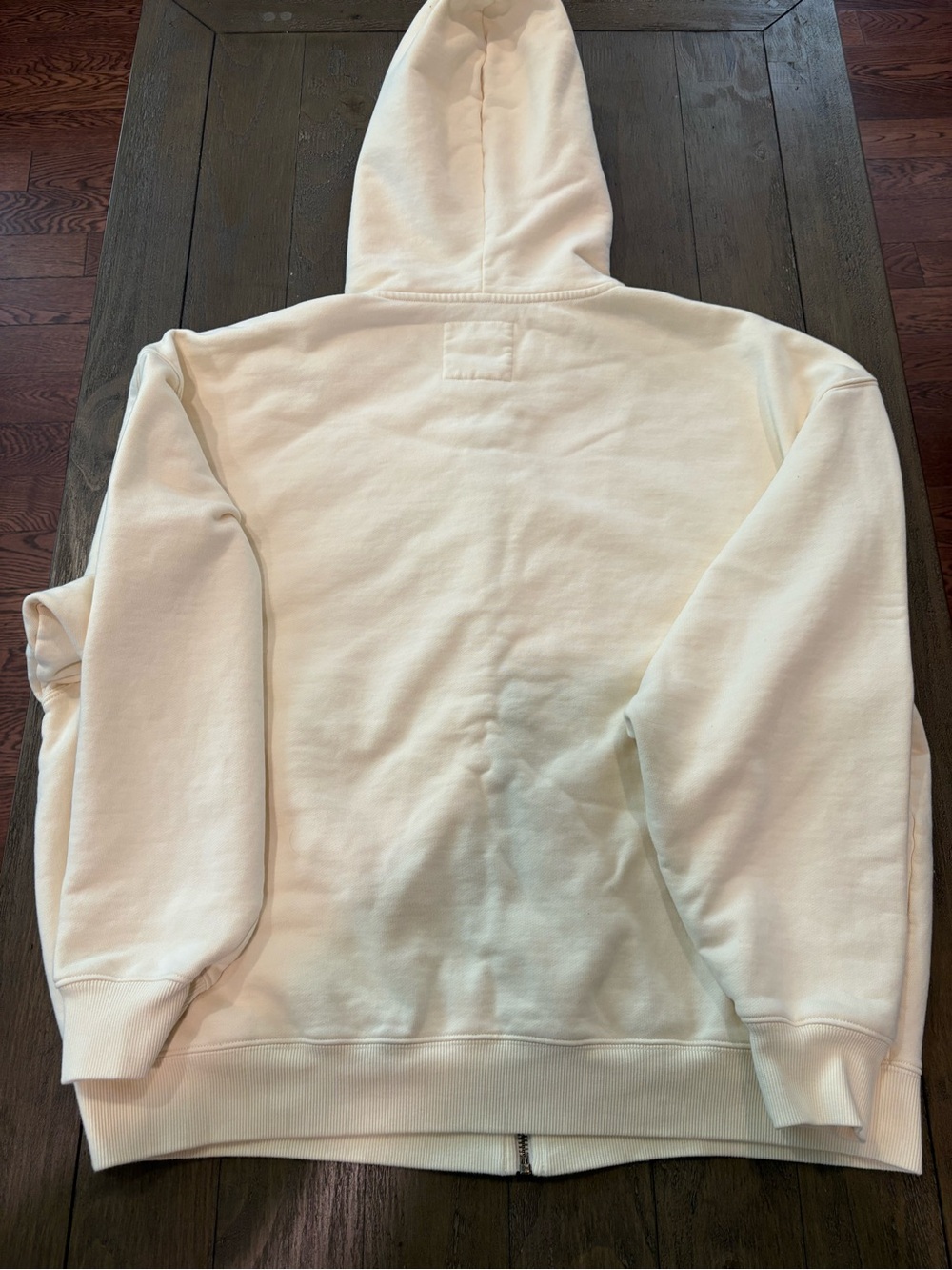 AFRM Cream Full-Zip Hooded Sweatshirt - Picture 4 of 7
